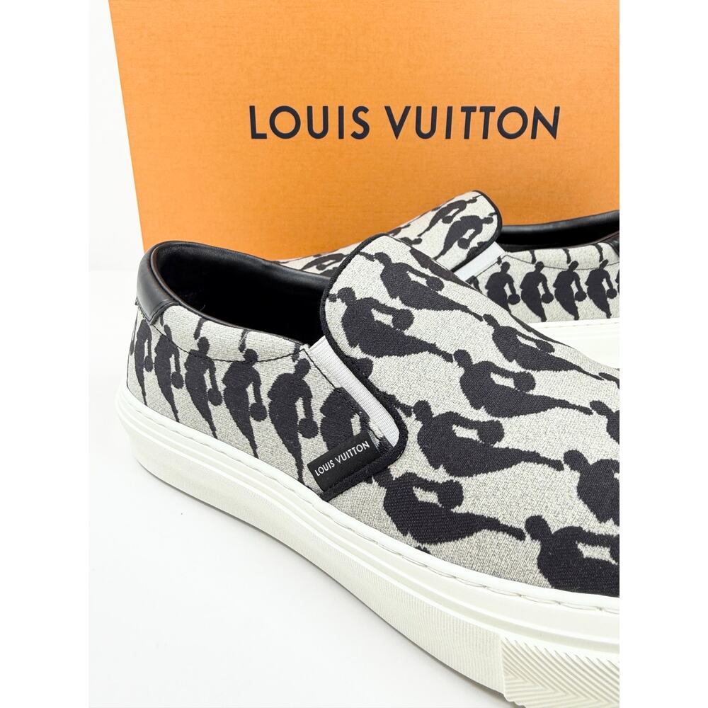 Size 7LV/8US - Louis Vuitton x NBA Trocadero Slip On NEW - Picture 3 of 11